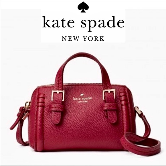 NWT Kate Spade Orchard Street Charlie Rioja Leather Crossbody Bag